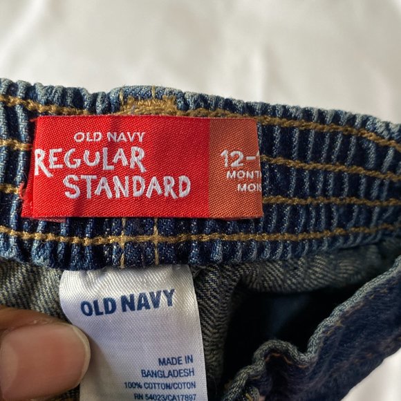 Old Navy  Regular Standard Fit Jean - SIZE: 12-18 Months (PRE-LOVED) - Picture 6 of 8